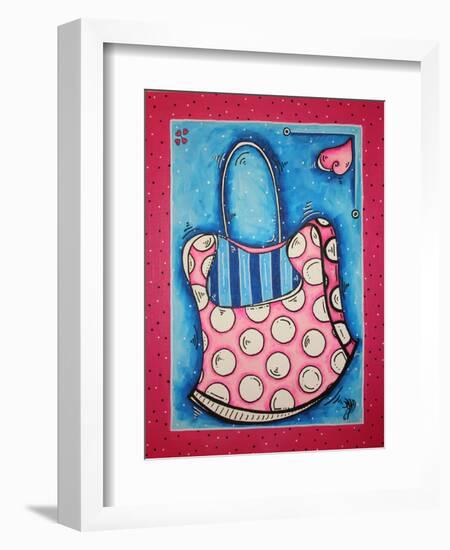 Diva Handbag By-Megan Aroon Duncanson-Framed Art Print