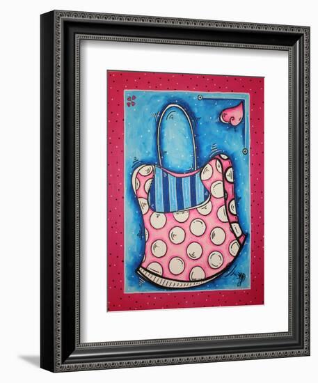 Diva Handbag By-Megan Aroon Duncanson-Framed Art Print