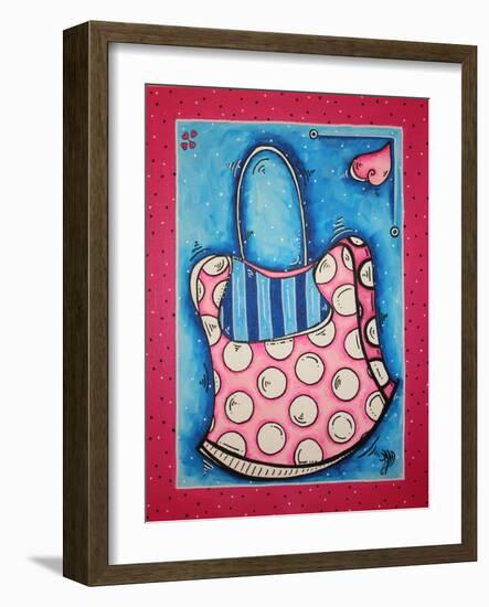 Diva Handbag By-Megan Aroon Duncanson-Framed Art Print