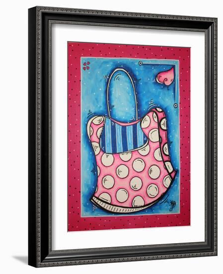 Diva Handbag By-Megan Aroon Duncanson-Framed Art Print