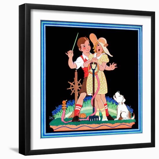 Diva's Duet - Child Life-Frans Kirn-Framed Giclee Print