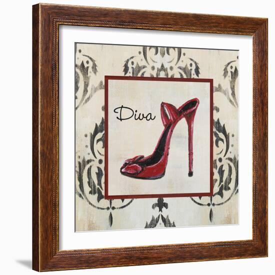 Diva Shoe-Hakimipour-ritter-Framed Art Print