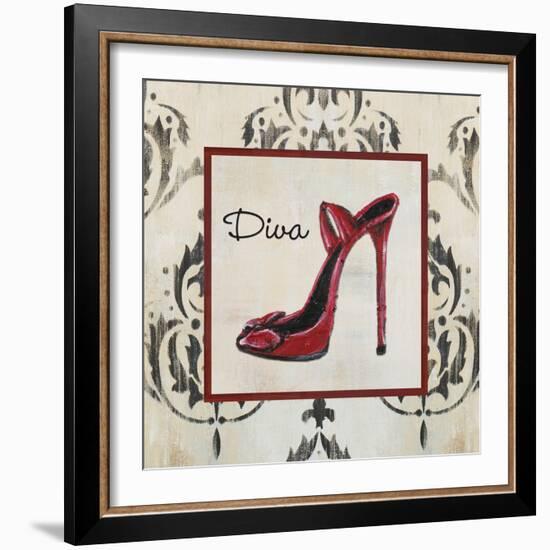 Diva Shoe-Hakimipour-ritter-Framed Art Print