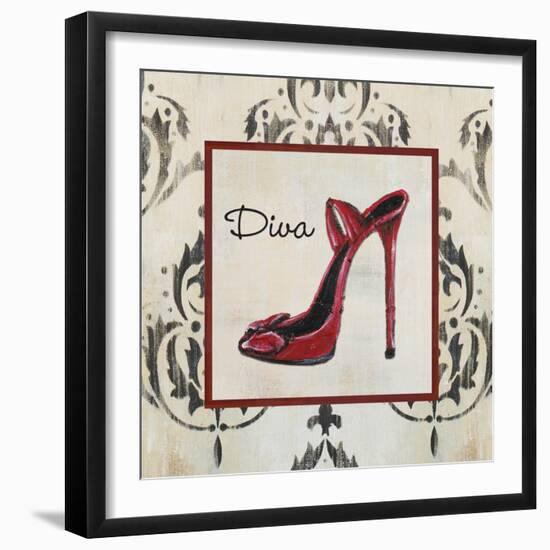 Diva Shoe-Hakimipour-ritter-Framed Art Print