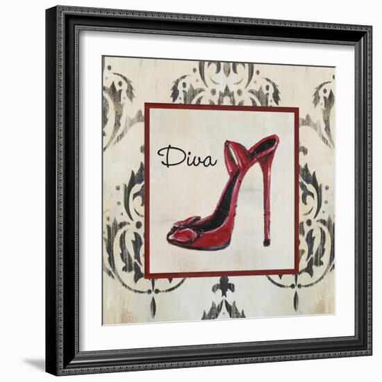 Diva Shoe-Hakimipour-ritter-Framed Art Print