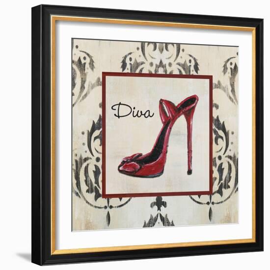 Diva Shoe-Hakimipour-ritter-Framed Art Print