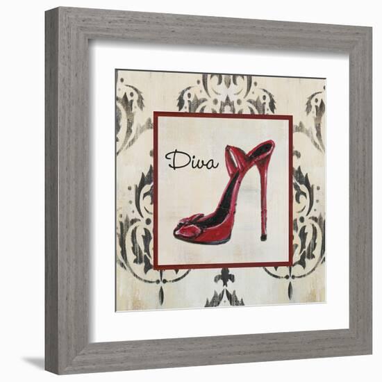 Diva Shoe-Hakimipour-ritter-Framed Art Print