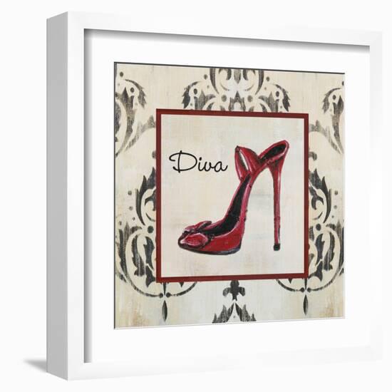 Diva Shoe-Hakimipour-ritter-Framed Art Print