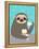 Diva Sloth-Nancy Lee-Framed Stretched Canvas