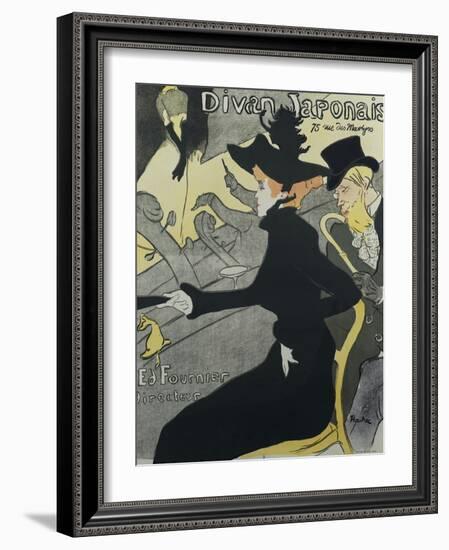 Divan Japonais, 1893-Henri de Toulouse-Lautrec-Framed Giclee Print