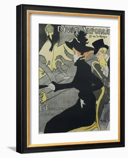 Divan Japonais, 1893-Henri de Toulouse-Lautrec-Framed Giclee Print