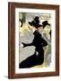 "Divan Japonais" Vintage French Lithograph Poster by Henri de Toulouse-Lautrec, 1893-1894-Piddix-Framed Art Print