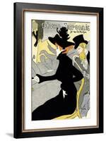 "Divan Japonais" Vintage French Lithograph Poster by Henri de Toulouse-Lautrec, 1893-1894-Piddix-Framed Art Print