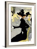 "Divan Japonais" Vintage French Lithograph Poster by Henri de Toulouse-Lautrec, 1893-1894-Piddix-Framed Art Print