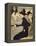 Divan Japonais-Henri de Toulouse-Lautrec-Framed Premier Image Canvas