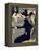 Divan Japonais-Henri de Toulouse-Lautrec-Framed Stretched Canvas