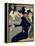 Divan Japonais-Henri de Toulouse-Lautrec-Framed Stretched Canvas