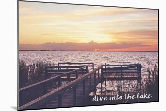 Dive Into The Lake-Bruce Nawrocke-Mounted Art Print