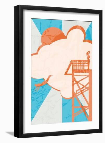 Diver-Hd Connelly-Framed Art Print