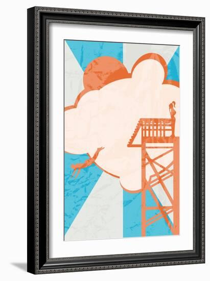 Diver-Hd Connelly-Framed Art Print