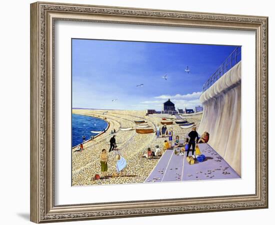 Divers under the Sea Wall, 2008-Liz Wright-Framed Giclee Print