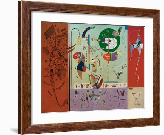 Diverse Parts, 1940-Wassily Kandinsky-Framed Giclee Print