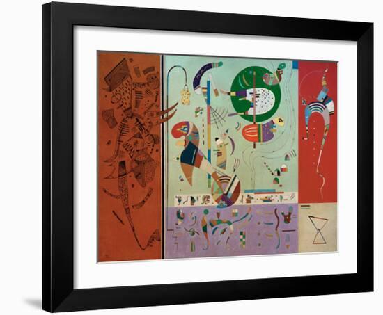 Diverse Parts, 1940-Wassily Kandinsky-Framed Giclee Print