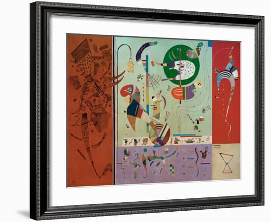 Diverse Parts, 1940-Wassily Kandinsky-Framed Giclee Print