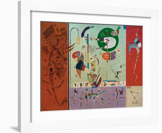 Diverse Parts, 1940-Wassily Kandinsky-Framed Giclee Print