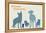 Diversity - Blue Version-Dog is Good-Framed Stretched Canvas