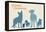 Diversity - Blue Version-Dog is Good-Framed Stretched Canvas