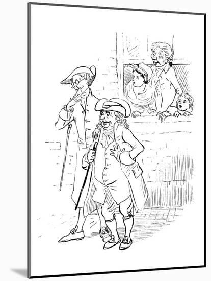 Diverting History of John Gilpin-Randolph Caldecott-Mounted Premium Giclee Print