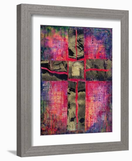 Divided Cross, 2000-Laila Shawa-Framed Giclee Print