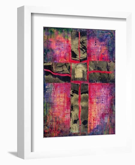 Divided Cross, 2000-Laila Shawa-Framed Giclee Print