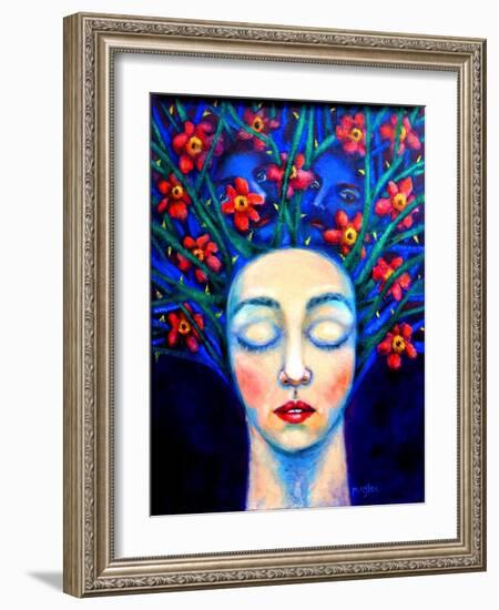 Divided, February 2021 (Oil Painting)-Maylee Christie-Framed Giclee Print