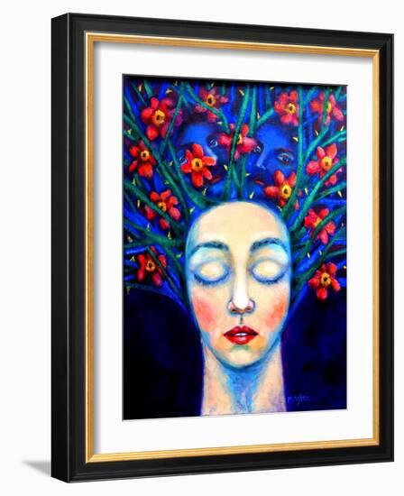 Divided, February 2021 (Oil Painting)-Maylee Christie-Framed Giclee Print