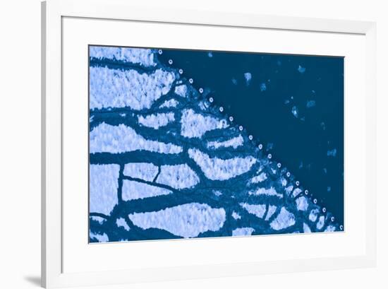 Divided Ice-NjR Photos-Framed Giclee Print