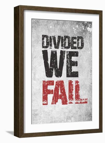 Divided We Fail-Kindred Sol Collective-Framed Art Print