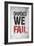 Divided We Fail-Kindred Sol Collective-Framed Art Print