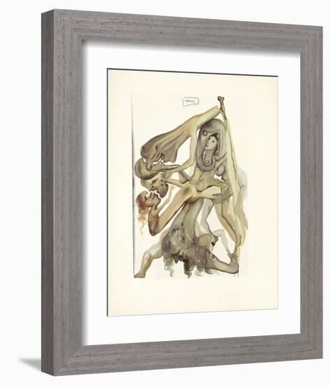 Divine Comedie, Enfer 04: Les IImbes-Salvador Dalí-Framed Collectable Print