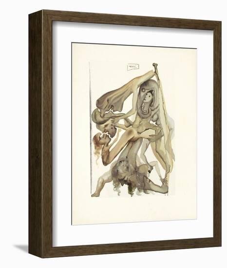Divine Comedie, Enfer 04: Les IImbes-Salvador Dalí-Framed Collectable Print
