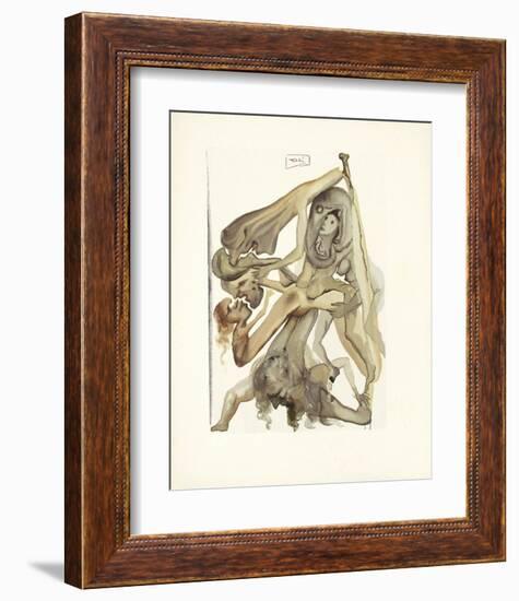 Divine Comedie, Enfer 04: Les IImbes-Salvador Dalí-Framed Collectable Print