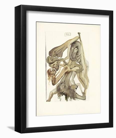 Divine Comedie, Enfer 04: Les IImbes-Salvador Dalí-Framed Collectable Print