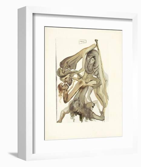 Divine Comedie, Enfer 04: Les IImbes-Salvador Dalí-Framed Collectable Print