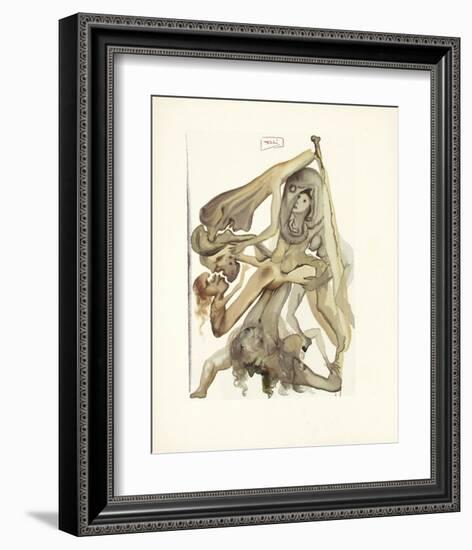 Divine Comedie, Enfer 04: Les IImbes-Salvador Dalí-Framed Collectable Print