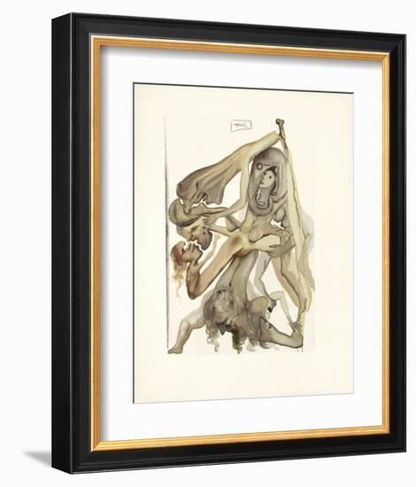 Divine Comedie, Enfer 04: Les IImbes-Salvador Dalí-Framed Collectable Print