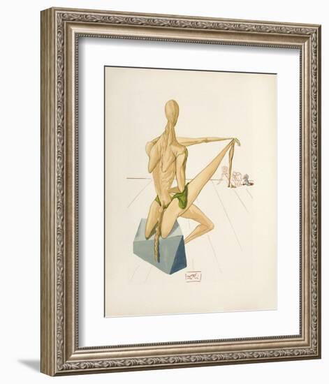 Divine Comedie, Enfer 05: Minos-Salvador Dalí-Framed Collectable Print