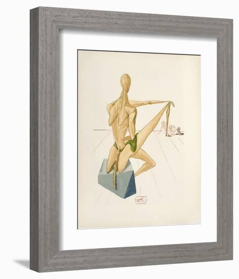 Divine Comedie, Enfer 05: Minos-Salvador Dalí-Framed Collectable Print