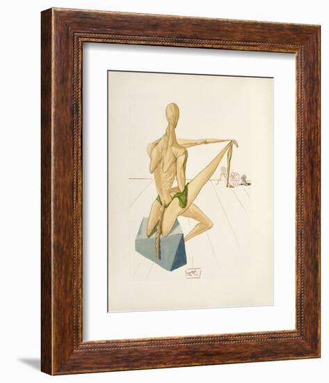 Divine Comedie, Enfer 05: Minos-Salvador Dalí-Framed Collectable Print