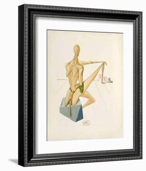 Divine Comedie, Enfer 05: Minos-Salvador Dalí-Framed Collectable Print